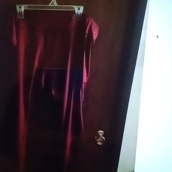 FULL beauty sport red burgundy leggings 2x - Picture 1 of 5